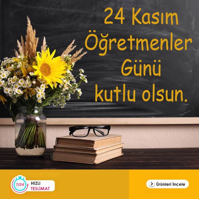 24 Kasım Öğretemenler Günü Çiçekleri