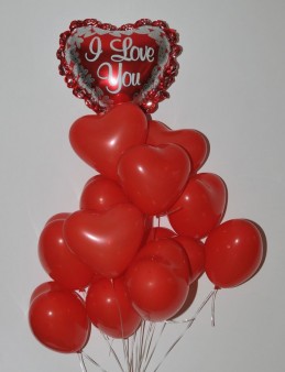 Seni Seviyorum Uçan Balon Buketi  çiçek gönder