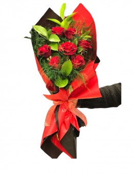  Seni Seviyorum Aşkım 7'li Gül Buketi Buketler çiçek gönder