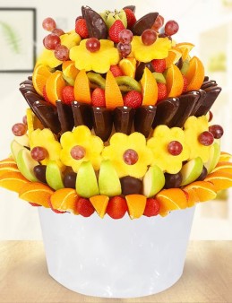 Elegant Fruit Meyve Sepeti Meyve Sepeti ve Çikolatalar çiçek gönder