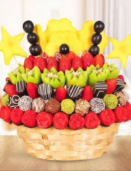 Mix Fruit Meyve Sepeti Meyve Sepeti ve Çikolatalar çiçek gönder