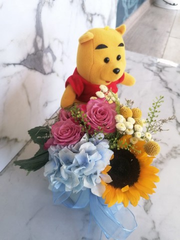 Exclusive Collection Mavi Hoşgeldin Bebek Aranjmanı Aranjmanlar çiçek gönder