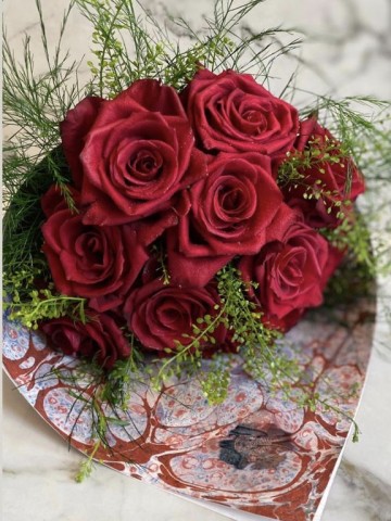 Ebru Sanatlı Ekvator Gülleri (Special Collection) Buketler çiçek gönder