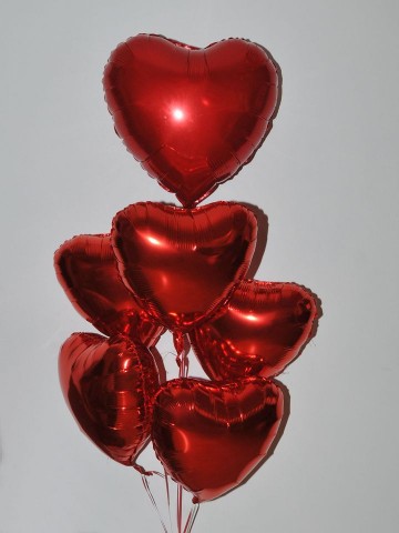 Kalbimdesin Uçan  Balon Buketi Balonlar çiçek gönder