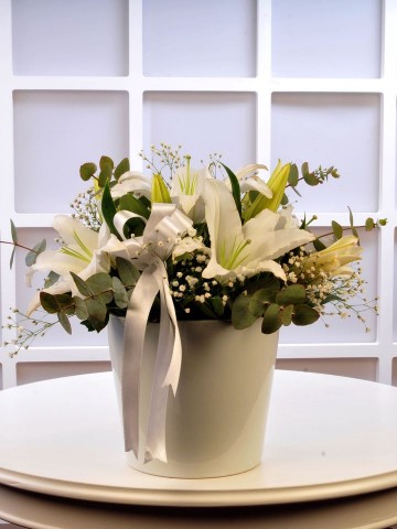 Beyaz Esinti Aranjmanlar çiçek gönder