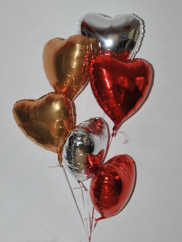 Uçan Kalpler 6 Adet Uçan Kalpli Balon Balonlar çiçek gönder
