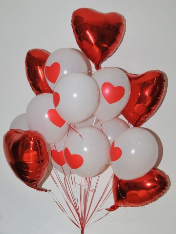 Kalpli Uçan Balon Buketi Balonlar çiçek gönder