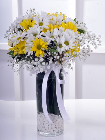 Kış Güneşi Kır Çiçekleri Aranjmanlar çiçek gönder