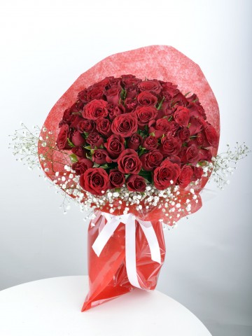 Seni Seviyorum 51 Adet Kırmızı Gül Buketi Buketler çiçek gönder