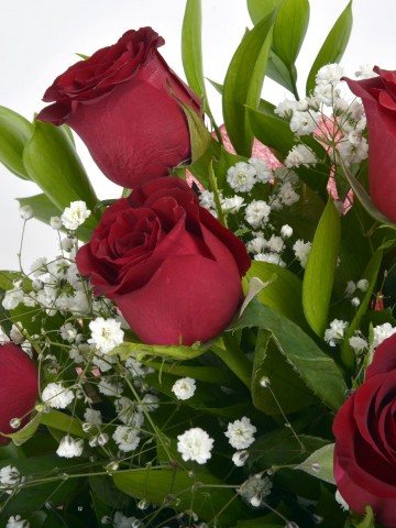 7 Adet Kırmızı Gül Buketi Buketler çiçek gönder