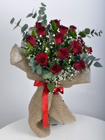 Canım Sevgilime 14 Kırmızı Gül Buketi Buketler çiçek gönder