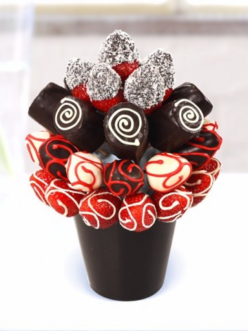 Red Love Meyve Sepeti ve Çikolatalar çiçek gönder