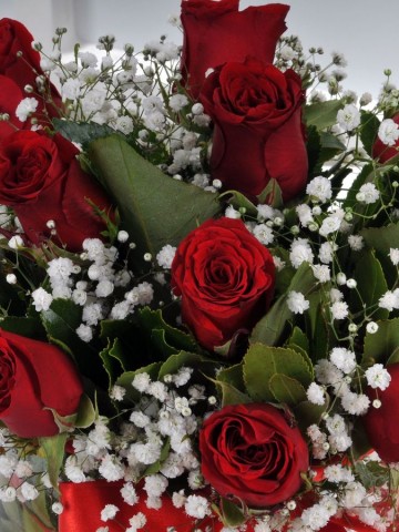 Aşk Küresi 11 Kırmızı Gül Aranjmanlar çiçek gönder