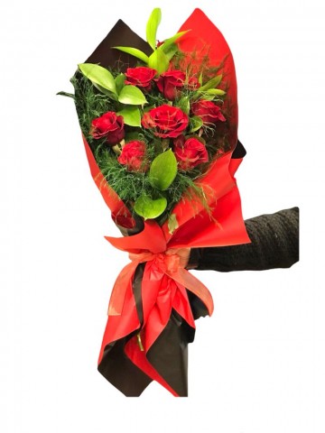  Seni Seviyorum Aşkım 7'li Gül Buketi Buketler çiçek gönder