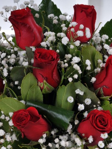 Aşkın Adı 9 Kırmızı Gül Arajmanı Aranjmanlar çiçek gönder